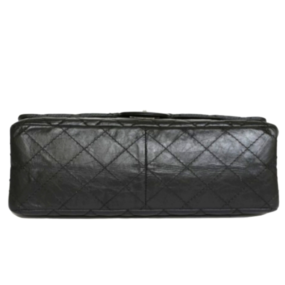 Calfskin synthetic luxury leather flap shoulder bag black 🖤 - Picture 4 of 16